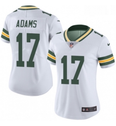 Womens Nike Green Bay Packers 17 Davante Adams White Vapor Untouchable Limited Player NFL Jersey
