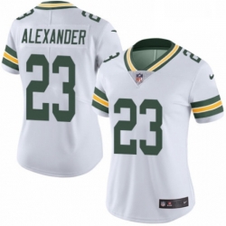 Womens Nike Green Bay Packers 23 Jaire Alexander White Vapor Untouchable Limited Player NFL Jersey