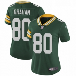 Womens Nike Green Bay Packers 80 Jimmy Graham Green Team Color Vapor Untouchable Elite Player NFL Jersey