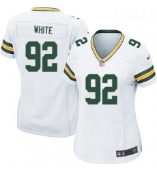 Womens Nike Green Bay Packers 92 Reggie White Game White NFL Jersey