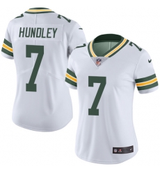 Womens Nike Packers #7 Brett Hundley White  Vapor Untouchable Elite Player NFL Jersey