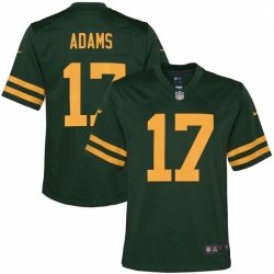 Youth Green Bay Packers #17 Davante Adams Nike Green Alternate Game Player Jersey