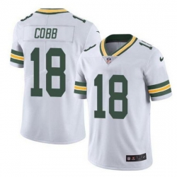 Youth Green Bay Packers 18 Randall Cobb White Vapor Untouchable Stitched Jersey 