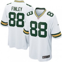 Youth Green Bay Packers 88# Jermichael Finley Game White Jersey