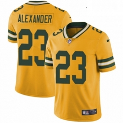 Youth Nike Green Bay Packers 23 Jaire Alexander Limited Gold Rush Vapor Untouchable NFL Jersey