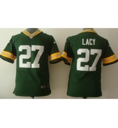 Youth Nike Green Bay Packers 27 Eddie Lacy Green NFL Jerseys