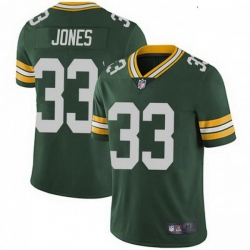 Youth Nike Green Bay Packers 33 Aaron Jones Green Vapor Limited Jersey