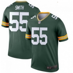 Youth Nike Green Bay Packers 55 Za'Darius Smith Green Colour Rush Limited Jersey