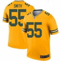 Youth Nike Green Bay Packers 55 Za'Darius Smith Legend Gold Limited Jersey