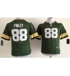 Youth Nike Green Bay Packers 88 Jermichael Finley Green NFL Jerseys