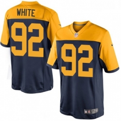 Youth Nike Green Bay Packers 92 Reggie White Limited Navy Blue Alternate NFL Jersey