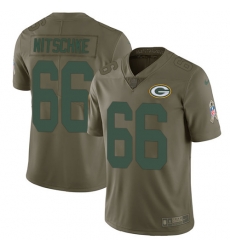 Youth Nike Packers #66 Ray Nitschke Olive Stitched NFL Limited 2017 Salute to Service Jersey