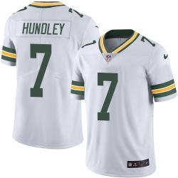 Youth Nike Packers #7 Brett Hundley White Vapor Untouchable Limited Player NFL Jersey