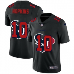 Houston Texans 10 DeAndre Hopkins Men Nike Team Logo Dual Overlap Limited NFL Jersey Black