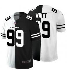 Houston Texans 99 J J  Watt Men Black V White Peace Split Nike Vapor Untouchable Limited NFL Jersey