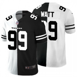 Houston Texans 99 J J  Watt Men Black V White Peace Split Nike Vapor Untouchable Limited NFL Jersey