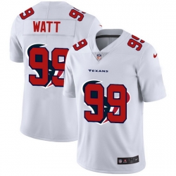 Houston Texans 99 J J  Watt White Men Nike Team Logo Dual Overlap Limited NFL Jersey