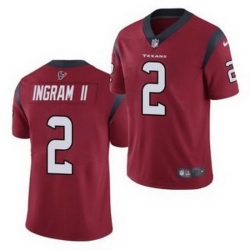 Men Houston Texans 2 Mark Ingram II Red Vapor Untouchable Limited Stitched Jersey