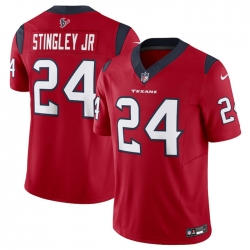 Men Houston Texans 24 Derek Stingley Jr  Red 2023 F U S E Vapor Untouchable Stitched Football Jersey
