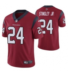 Men Houston Texans 24 Derek Stingley Jr Red Vapor Untouchable Limited Stitched jersey