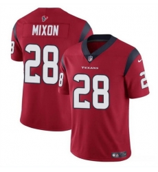 Men Houston Texans 28 Joe Mixon Red Vapor Untouchable Stitched Football Jersey