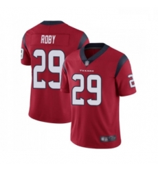 Men Houston Texans 29 Bradley Roby Red Alternate Vapor Untouchable Limited Player Football Jersey