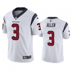 Men Houston Texans 3 Kyle Allen White Vapor Untouchable Limited Stitched Jersey