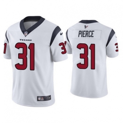 Men Houston Texans 31 Dameon Pierce White Vapor Untouchable Limited Stitched Jersey