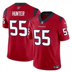 Men Houston Texans 55 Danielle Hunter Red 2024 F U S E Vapor Untouchable Stitched Football Jersey