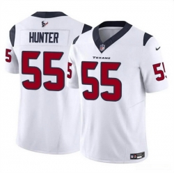 Men Houston Texans 55 Danielle Hunter White 2024 F U S E Vapor Untouchable Stitched Football Jersey