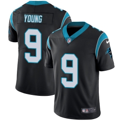 Men Nike Carolina Panthers #9 Bryce Young Black Vapor Untouchable Limited Stitched NFL Jersey