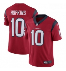 Men Nike Houston Texans 10 DeAndre Hopkins Limited Red Alternate Vapor Untouchable NFL Jersey