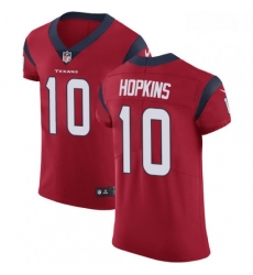 Men Nike Houston Texans 10 DeAndre Hopkins Red Alternate Vapor Untouchable Elite Player NFL Jersey