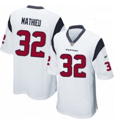 Men Nike Houston Texans 32 Tyrann Mathieu Game White NFL Jersey