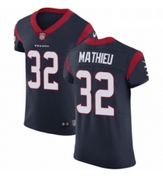 Men Nike Houston Texans 32 Tyrann Mathieu Navy Blue Team Color Vapor Untouchable Elite Player NFL Jersey