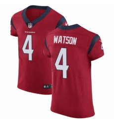 Men Nike Houston Texans 4 Deshaun Watson Red Alternate Vapor Untouchable Elite Player NFL Jersey