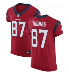 Men Nike Houston Texans 87 Demaryius Thomas Red Alternate Vapor Untouchable Elite Player NFL Jersey