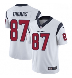 Men Nike Houston Texans 87 Demaryius Thomas White Vapor Untouchable Limited Player NFL Jersey