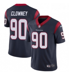 Men Nike Houston Texans 90 Jadeveon Clowney Limited Navy Blue Team Color Vapor Untouchable NFL Jersey