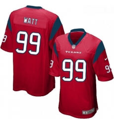 Men Nike Houston Texans 99 JJ Watt Game Red Alternate NFL Jersey