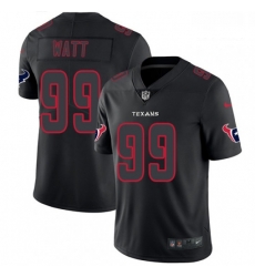 Men Nike Houston Texans 99 JJ Watt Limited Black Rush Impact NFL Jersey