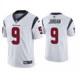 Men White Houston Texans 9 Brevin Jordan Vapor Untouchable Limited Stitched Jersey