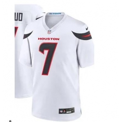Men's Houston Texans #7 C.J. Stroud White Fashion Vapor Untouchable Limited Stitched Nike Football Jersey