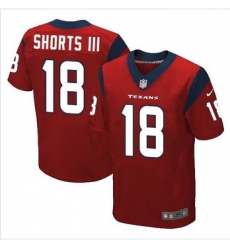 New Houston Texans #18 Cecil Shorts III Red Alternate Men Stitched NFL Elite Jersey