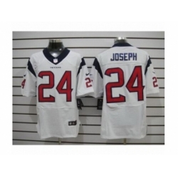 Nike Houston Texans 24 Johnathan Joseph White Elite NFL Jersey