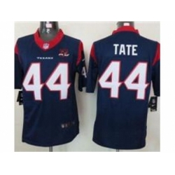 Nike Houston Texans 44 Ben Tate Blue Limited W 10th Patch NFL Jersey