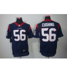 Nike Houston Texans 56 Brian Cushing Blue Elite NFL Jersey
