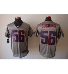 Nike Houston Texans 56 Brian Cushing Grey Elite Shadow NFL Jersey