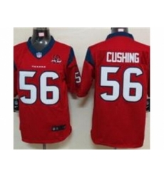 Nike Houston Texans 56 Brian Cushing red Limited W 10th Patch NFL Jersey