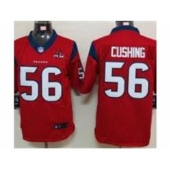 Nike Houston Texans 56 Brian Cushing red Limited W 10th Patch NFL Jersey